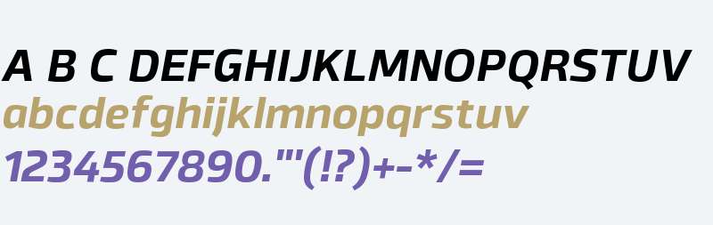 Byker W00 Bold Italic