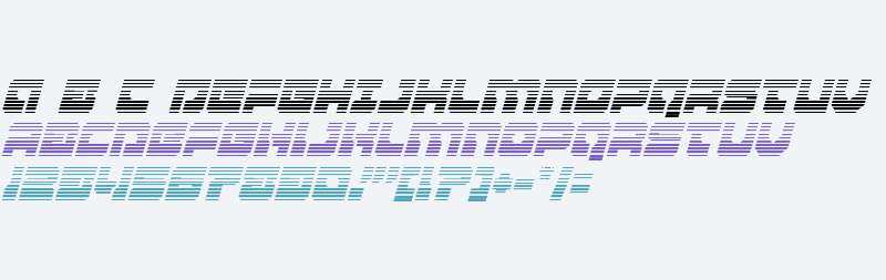 Yamagachi 2050 Gradient Italic