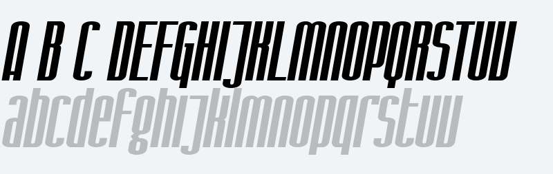 SF Iron Gothic Oblique V1 V1