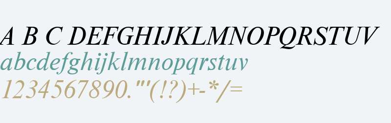 NimbusRomDGR Italic