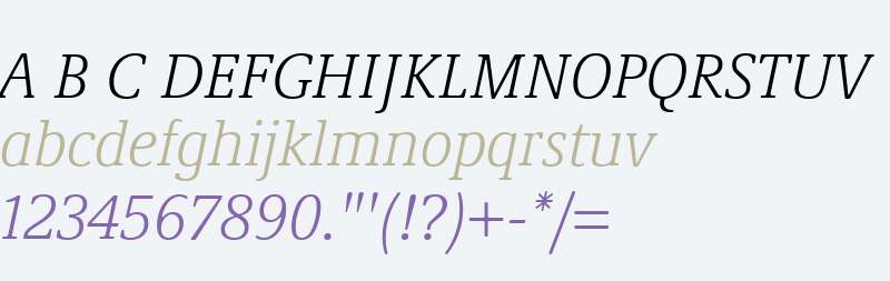 Demos Next W04 Light Italic