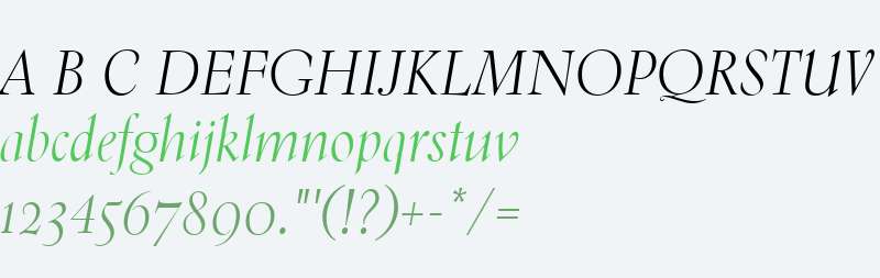 Kumlien W01 Italic