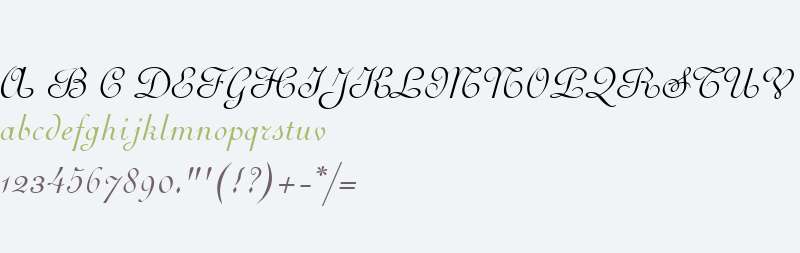 Perugia Cursive W01 Regular