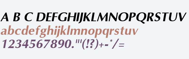 Omni Bold Italic