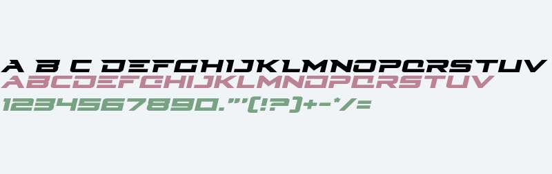 Cyberdyne Expanded Italic