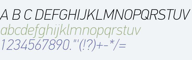 PFDinTextPro-ThinItalic