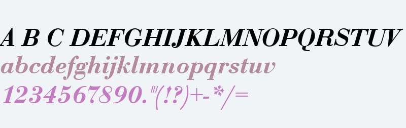 BodoniNo1URWTDemBol Italic