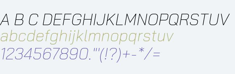 Bai Jamjuree ExtraLight Italic