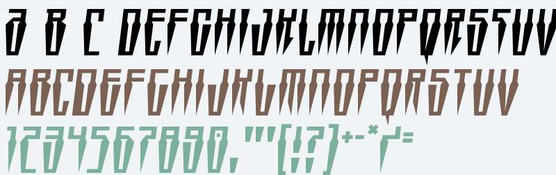 Swordtooth Semi-Italic