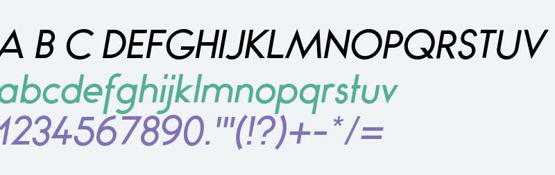 Bambino Regular Italic