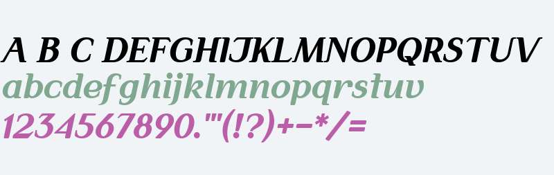 Simply Serif Bold Italic