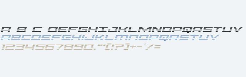 Phoenicia Gradient Italic