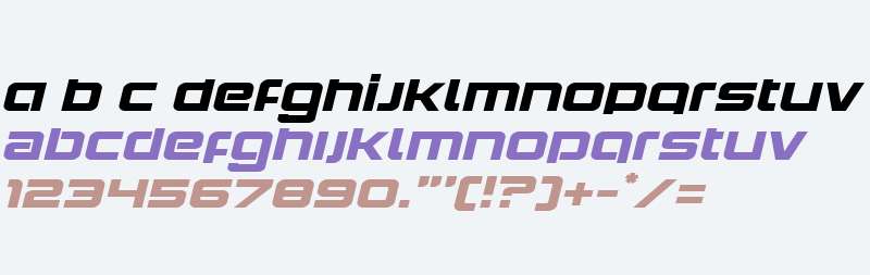 Yielding Timber Expanded Italic