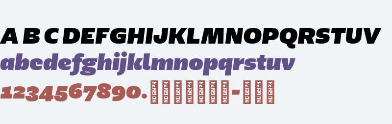 Geller Sans Test ExHeavy Italic