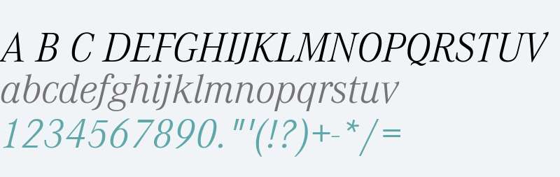 Corporate A W07 Light Italic