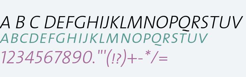 TheSans Light Caps Italic