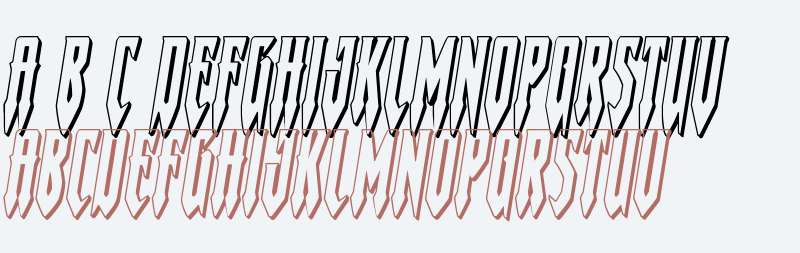 Gotharctica 3D Italic