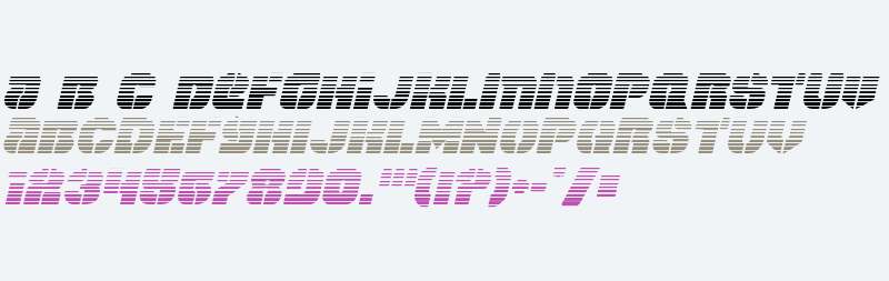 Space Cruiser Scanlines Italic