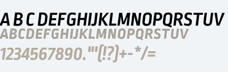 Ropa Sans SC W06 Bold Italic