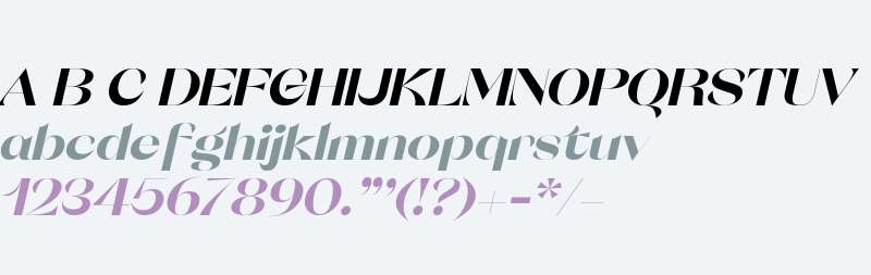 Orelo SemiWide Heavy Italic