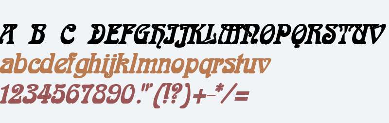 Aidan Thin BoldItalic