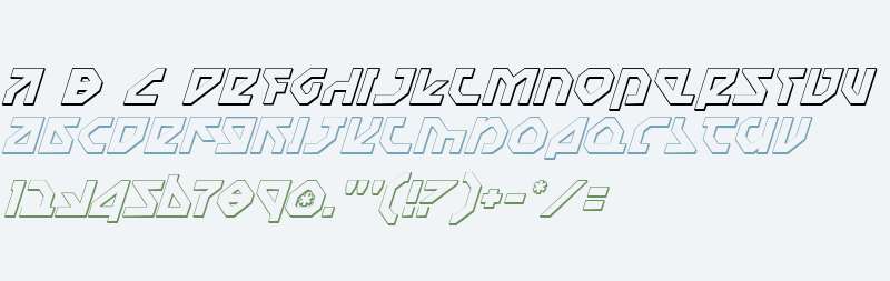 Nostromo 3D Italic