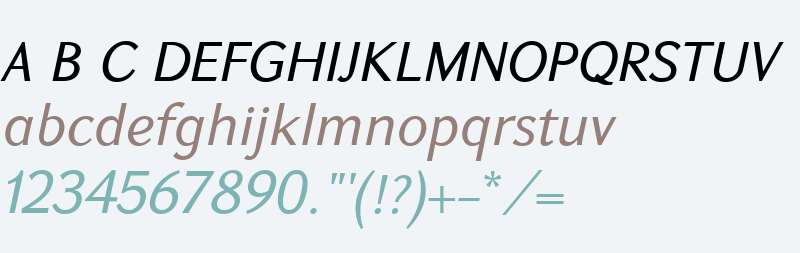 GHEA Koryun W01 Italic