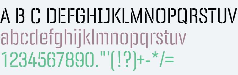 Panfleta Stencil Light