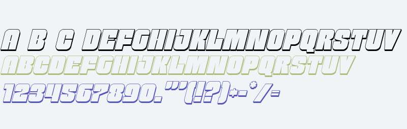 Funk Machine 3D Italic