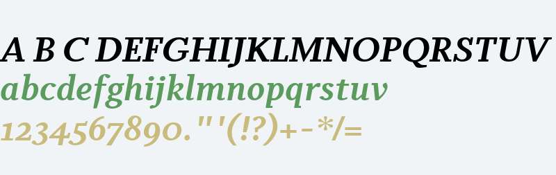 Odile Regular Bold Italic