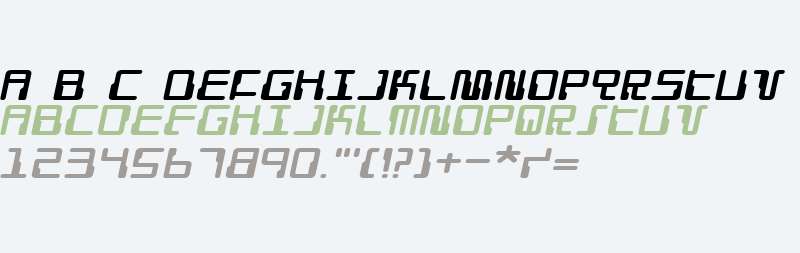 Droid Lover Expanded Italic