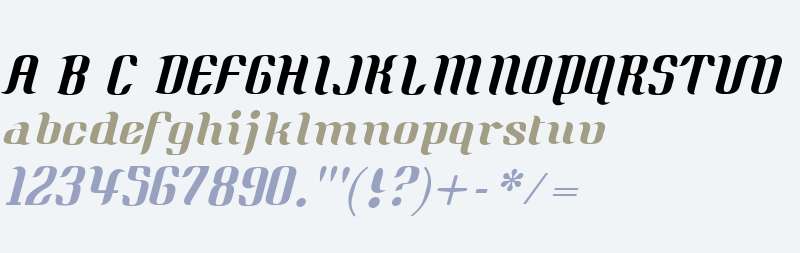 Quidic W00 Italic