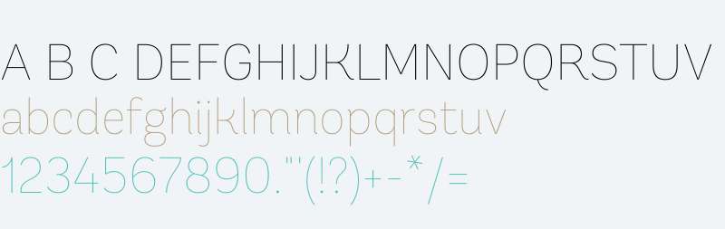 Andes Rounded W01 UltraLight