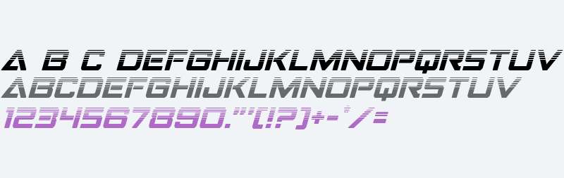 Strike Fighter HalftoneItalic