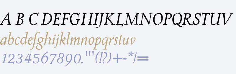 Post-Mediaeval Italic