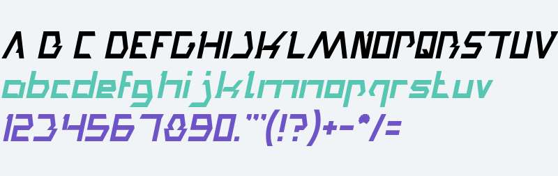 TRADE AND MARK Italic