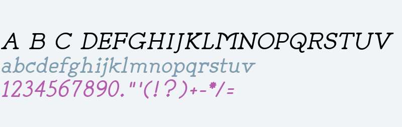 LILIMING W00 Italic