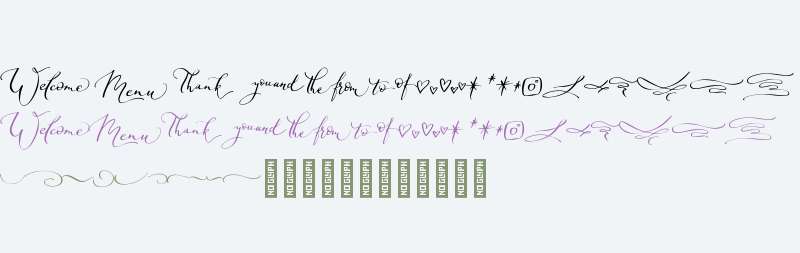 Miss_Katherine_symbols Regular