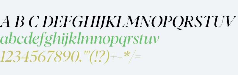 Albra Display Regular Italic