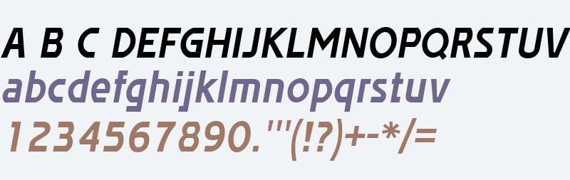 Affluent W00 Bold Italic