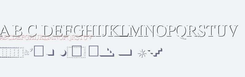 PIXymbols Signet W00 Umbra