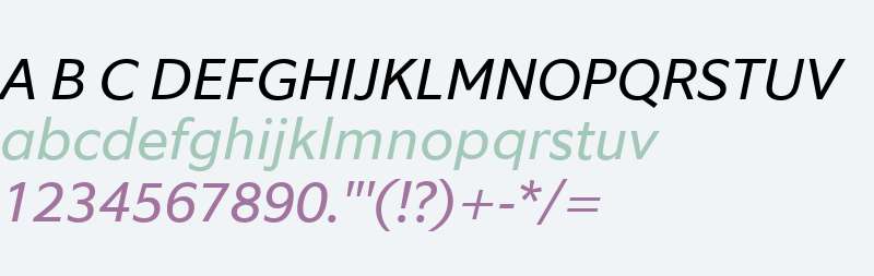 Equip W03 Italic