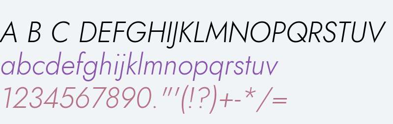 Jost* LightItalic