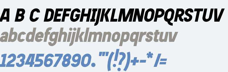 Beauchef W00 Black Italic