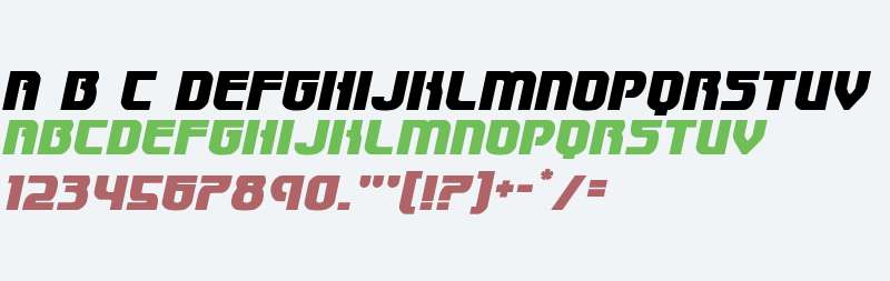 Speedwagon Italic