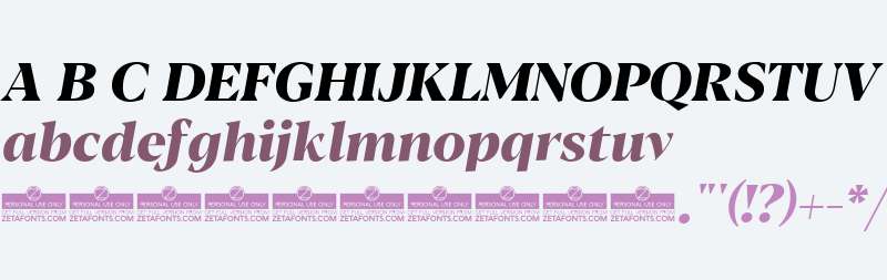 Blacker Display ExtraBold Italic