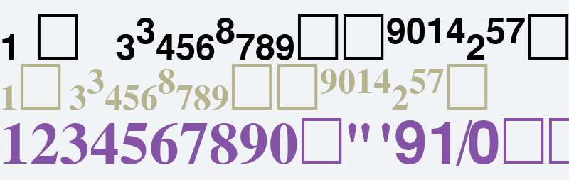 PIXymbols Fractions W95 Bold