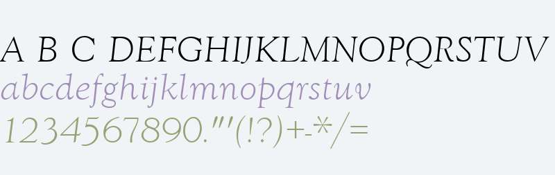 GoudyWtcTLig Italic