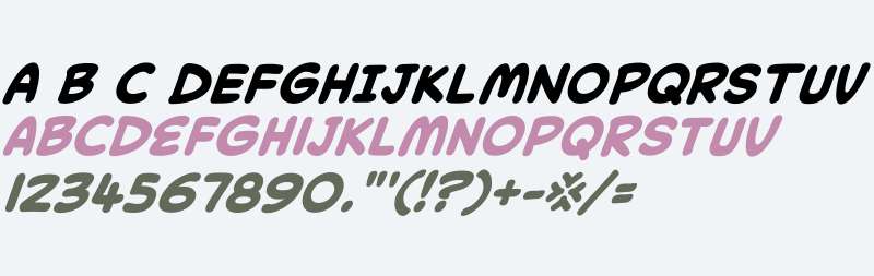 Collector Comic W01 Bd Italic