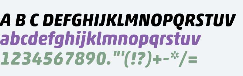 Akko Rounded W04 Bold Italic